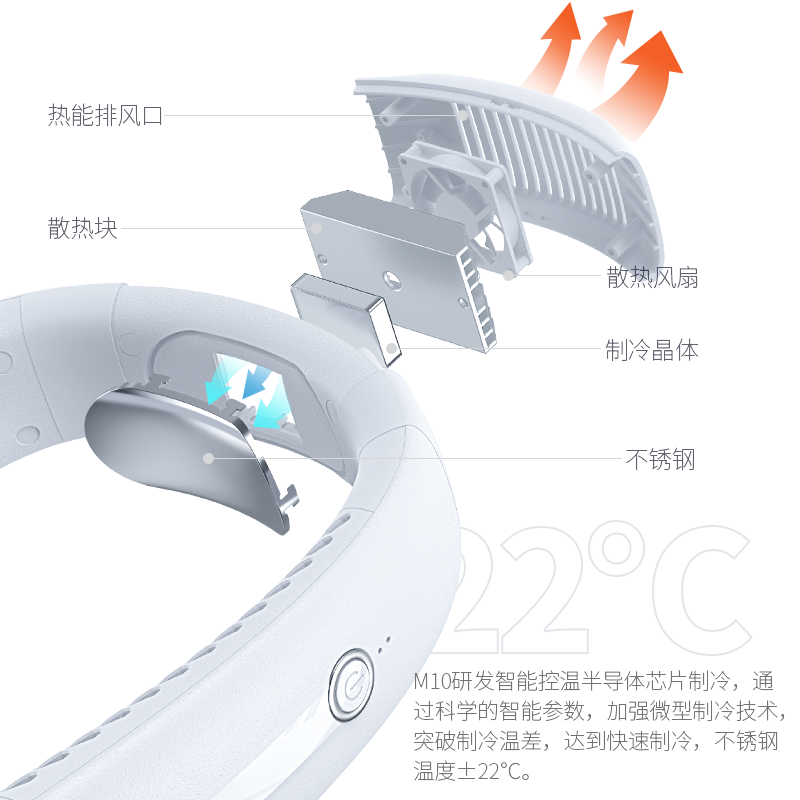 M10制冷挂脖风扇